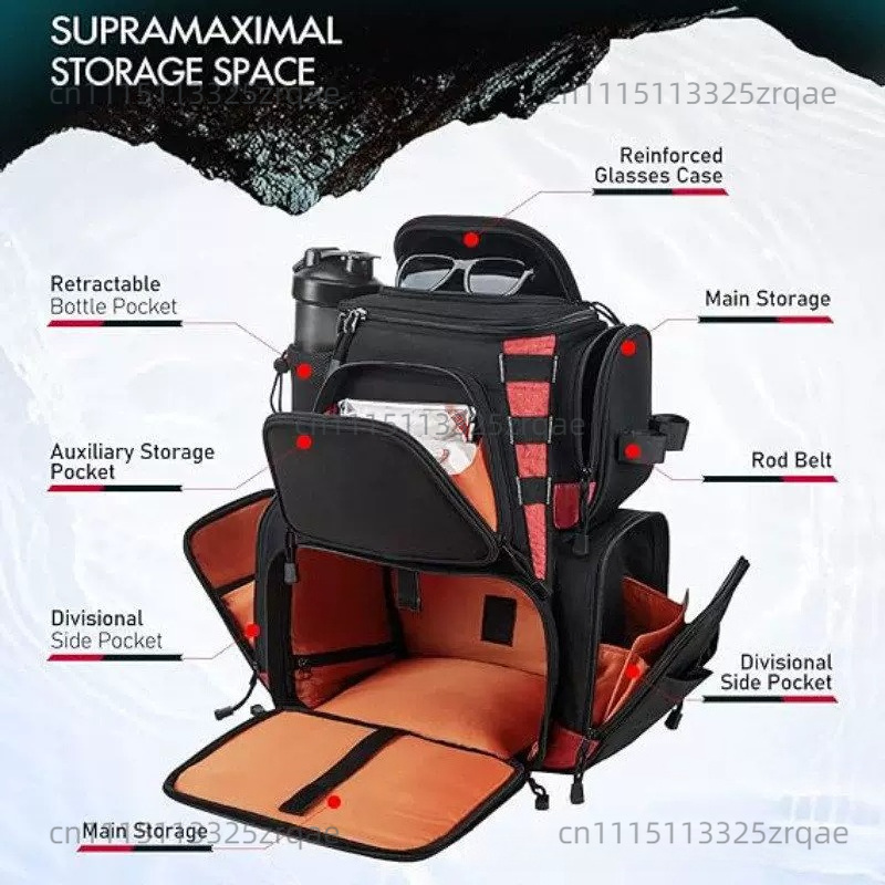 Angelausrüstungs-Rucksack mit  – Fishing Equipment Bag Bewertung und Preis