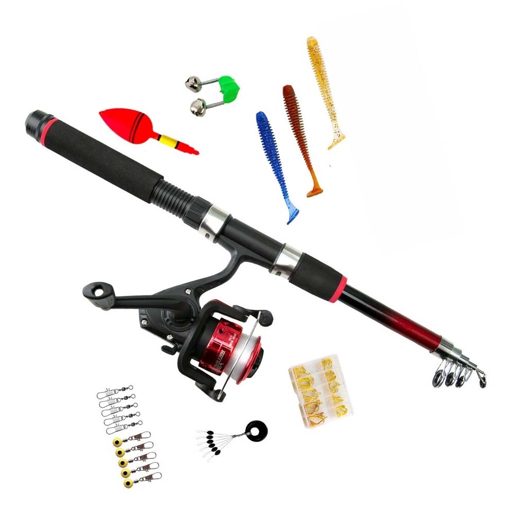 Kompakte Angelrute mit Rolle f – Fishing Equipment Price Bewertung und Preis